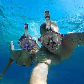 Underwater Snorkeling Half face Face Children Swimming Mask Set Scuba Diving Respirator Masks Anti Fog Safe Breathing for Adult