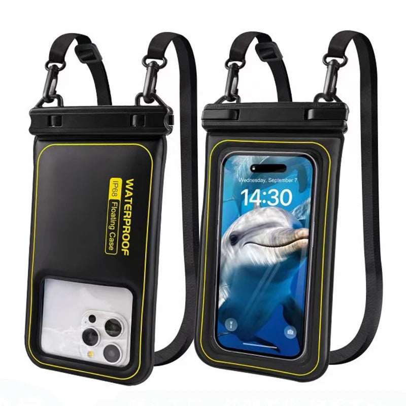 Upgrade Sponge Waterproof Phone Bag Universal Crossbody Swimming Surfing Storage Pouch