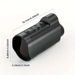 Night Vision Monocular, 2'' HD Screen Infrared Binoculars with Compass for Photos and Videos, Perfect for Adults Outdoor Camping and Wildlife Observation