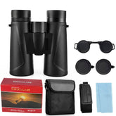 Powerful Telescope 12X42 Professional Binoculars Low Light BAK4-Prism Long Range Waterproof Military Hunting Camping Equipment