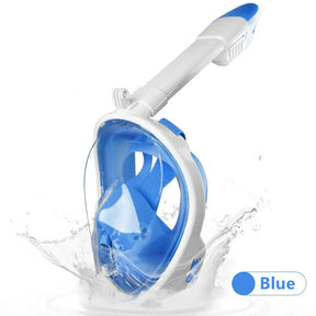 Underwater Scuba Anti Fog Full Face Diving Mask Snorkeling Respiratory Masks Safe Waterproof Swimming Equipment for Adult Kids