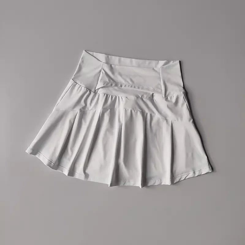 Summer High Waist Sports Short Skirt Lined Shorts Fitness Yoga Quick Dry Running Sport Skirts Tennis Skirt Golf Wear for Women