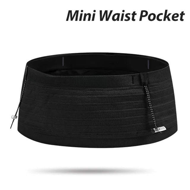 Elastic Sports Waist Bag Pack Running Race Number Belt Triathlon Marathon Race Cycling Mountaineering Phone Waist Bag