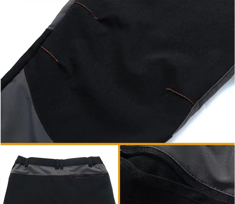 Men Male Summer Thin Breathable Elastic Camping Trekking Fishing Climbing Hiking Outdoor Trousers Quick Dry Sport Pants L-5XL