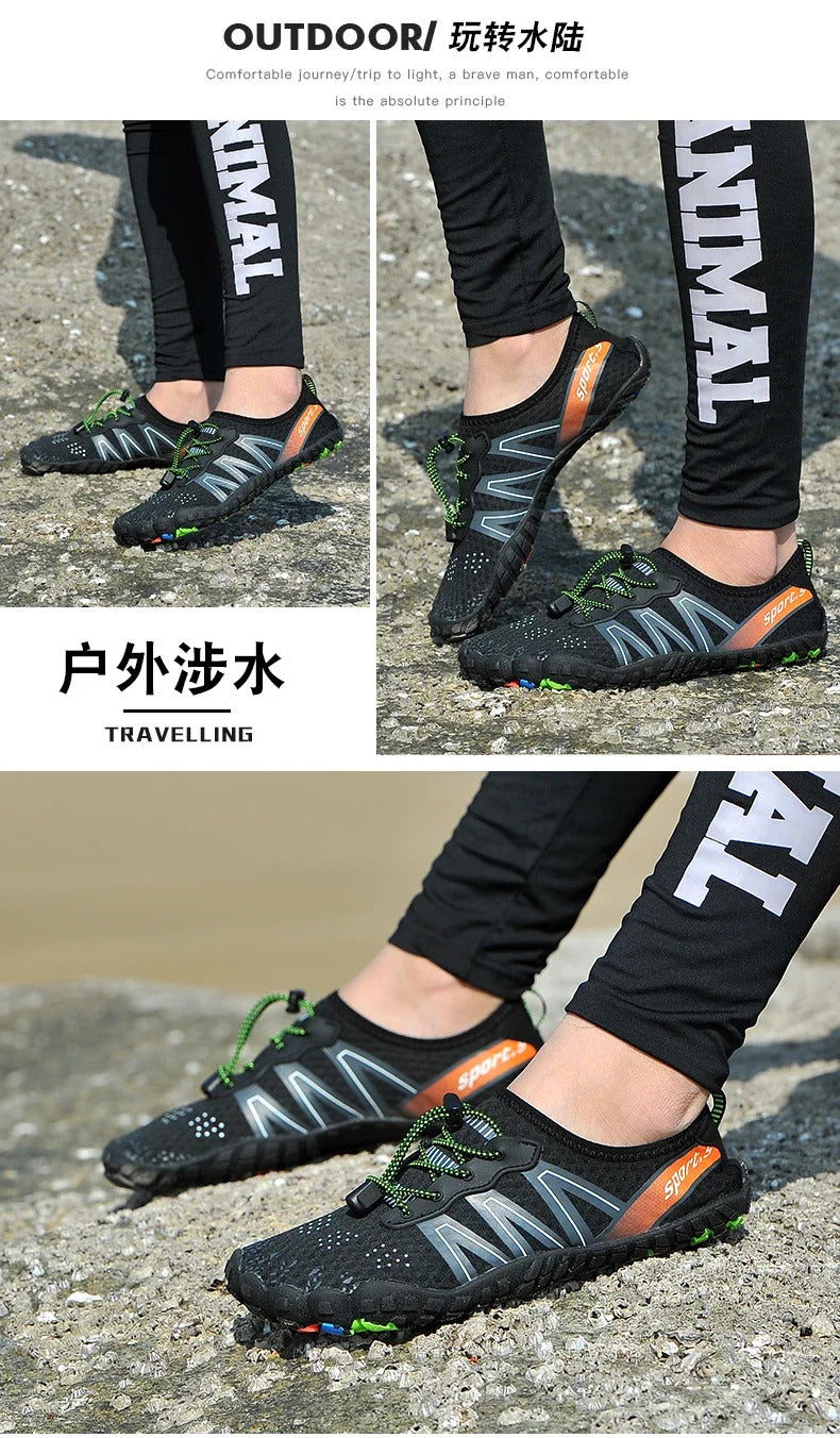 Water Shoes for Women Men Quick-Dry Aqua Shoes Swim Beach Barefoot Yoga Exercise Wear Sport Accessories Pool Camping Fish Gym