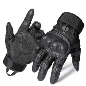 Outdoor Tactical Windproof Sports Gloves, High Sensitivity Touch Screen Pu Leather Outdoor Mountaineering Training Hunting Cycling Gloves, Men Gifts Ideas, Gift for Boyfriend Husband, Gym Accessories, Hobbies Ideas, Motorcycle Riding Gloves