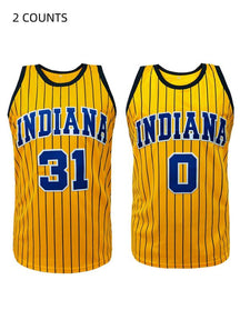 Men's Basketball Jersey, Loose Letter Embroidery Sleeveless Basketball Vest, Breathable Fabric Basketball Shirt for Training, Casual & Outdoor Sports, Sportswear Top, Jersey Tee, Breathable Athletic Top, Athletic Training Apparel