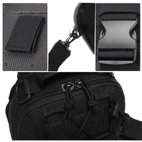Tactical Compact EDC Shoulder Sling Bag for Men - Crossbody and Chest Pack for Travel, Camping, Trekking, Outdoor Sports - Adjustable Multifunction Durable dealsforyoudays