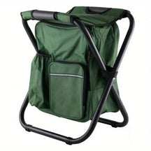 Foldable Camping Chair Backpack, Multifunctional Travel & Fishing Equipment, Outdoor Camping Furniture for Hiking, Beach & Hunting