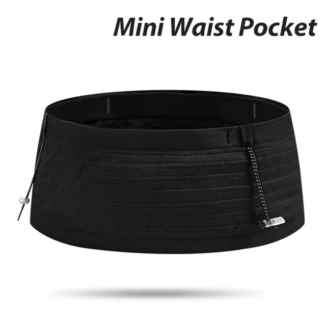 Elastic Sports Waist Bag Pack Running Race Number Belt Triathlon Marathon Race Cycling Mountaineering Phone Waist Bag