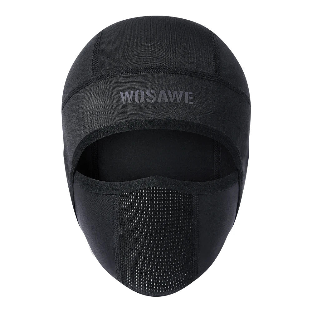 WOSAWE Sports Helmet Liner Ice Silk Hat Breathable Windproof Sports Balaclava Summer Headwear Motorcross Face Mask Cycling Cap