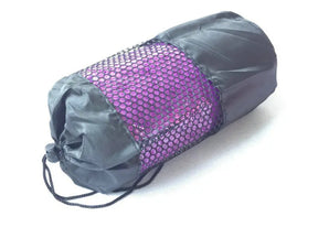 183*63cm Portable Anti-slip Sweat-absorbent Yoga Mat Towel Cloth Mat Ultra-thin Yoga Blanket Towel Blanket Workout with Bag