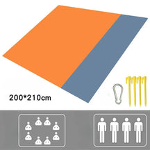 Waterproof Beach Mat Sandproof Travel Mat Portable Lightweight Folding Camping Supplies for Outdoor Camping Hiking Picnic