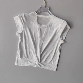 Woman Sports Shirt Short Sleeve Yoga Top Mesh T-Shirts Women Fitness Shirt Sportswear Breathable Workout top Loose Gym Clothes