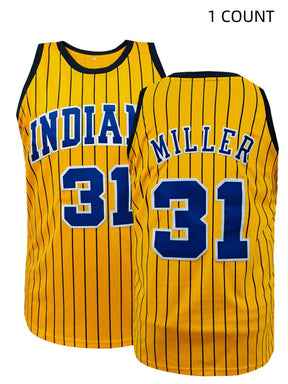 Men's Basketball Jersey, Loose Letter Embroidery Sleeveless Basketball Vest, Breathable Fabric Basketball Shirt for Training, Casual & Outdoor Sports, Sportswear Top, Jersey Tee, Breathable Athletic Top, Athletic Training Apparel