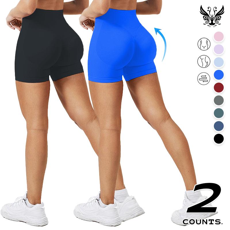 High WaistedBand High-Waisted Seamless Workout Shorts for Women Scrunch Butt Lifting Design Compression Fit Stretchy Breathable Fabric Perfect for Gym Yoga Running or Casual Activewear Sculpt Your Curves and Move with Comfort and Confidence All Day Long