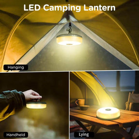 Camping String Lights, 4 in 1 Quick Storage 32.8FT Rechargeable Retractable String Lights with 8 Lighting Modes, Waterproof Emergency Light Outdoor Led Bulbs Lamp