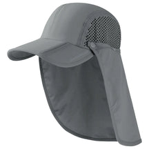 50+ Foldable Fishing Hat Baseball Cap with Removable Neck Flap Portable for Men Women Golf Hiking