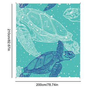 Waterproof Beach Mat Sandproof Travel Mat Portable Lightweight Folding Camping Supplies for Outdoor Camping Hiking Picnic