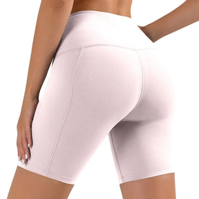 Women Sports Short Yoga Shorts High Waist Breathable Soft Fitness Tight Women Yoga Legging Shorts Cycling Athletic Gym Shorts
