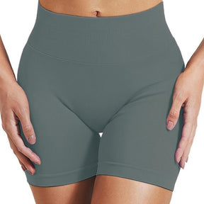 High WaistedBand High-Waisted Seamless Workout Shorts for Women Scrunch Butt Lifting Design Compression Fit Stretchy Breathable Fabric Perfect for Gym Yoga Running or Casual Activewear Sculpt Your Curves and Move with Comfort and Confidence All Day Long