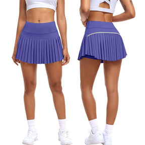 Womens Pleated Sports Skirt High Waisted Tennis Golf Skort Summer Mini Casual Girls Skirt Workout Athletic Skorts with Pockets for Ladies Summer Sportswear