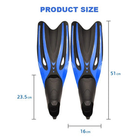 Professional Adult Flexible Comfort TPR Non-Slip Swimming Diving Fins Rubber Snorkeling Swim Flippers Water Sports Beach Shoes