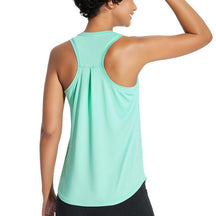 2025 Women's Workout Tank Top Racerback Tops Sleeveless Running Shirts Golf Outfits Loose Fit Yoga Athletic Gym Sports Tennis Workout Top Casual Lounge Everyday Wear