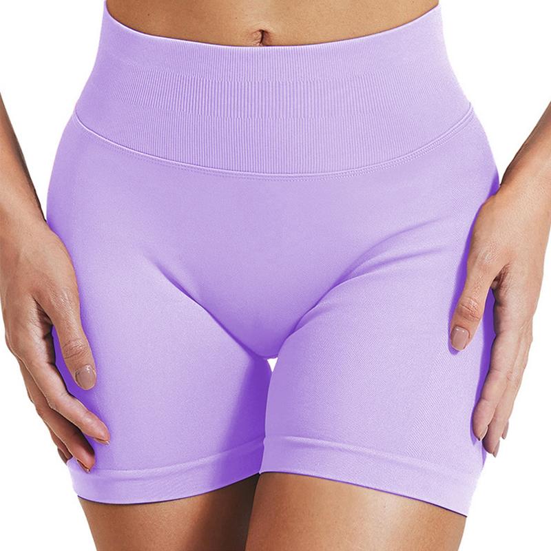 High WaistedBand High-Waisted Seamless Workout Shorts for Women Scrunch Butt Lifting Design Compression Fit Stretchy Breathable Fabric Perfect for Gym Yoga Running or Casual Activewear Sculpt Your Curves and Move with Comfort and Confidence All Day Long