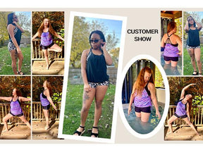 Womens Tankini Swimsuits Two Piece Tummy Control Bathing Suits Blouson Tankini Top with Sporty Boy Shorts Plus Size Tankini Swimsuits for Women Swimwear Swimsuits for Curvy Women  dealsforyoudays