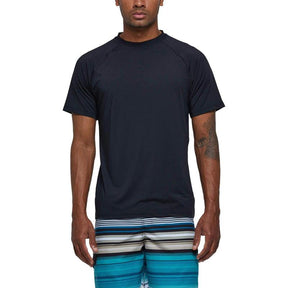 Men's UPF 50+ Rashguard Swim Tee Short Sleeve Running Shirt Swimwear Swim Hiking Workout Shirts #fathersdaygifts