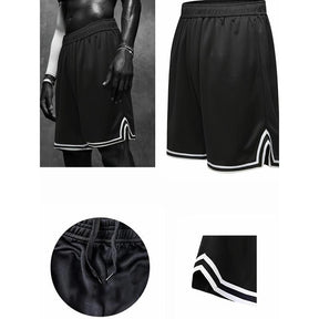 3PCS Men's Mesh Shorts, Three-Piece Set, Sports Basketball Shorts, Running, Fitness, Cycling, Hiking, Swimming, Quick-Dry, Breathable Elastic Shorts