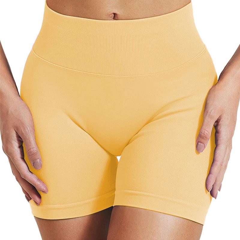 High WaistedBand High-Waisted Seamless Workout Shorts for Women Scrunch Butt Lifting Design Compression Fit Stretchy Breathable Fabric Perfect for Gym Yoga Running or Casual Activewear Sculpt Your Curves and Move with Comfort and Confidence All Day Long
