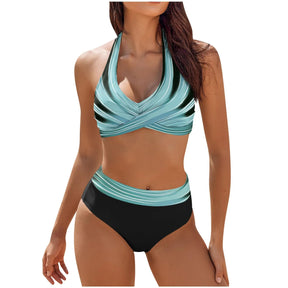 Bikini Push Up Swimwear Women Brazilain Biquinis Feminino 2024 Mujer Swimsuit Tanga Swimming Bathing Suit 2 Piece Set Mujer