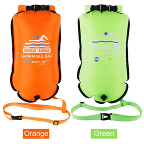PVC Bucket Inflatable Open Swimming Buoy Tow Float Dry Bag Waterproof Kayaking Boating Swimming Water Sports Bag