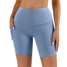 Women Sports Short Yoga Shorts High Waist Breathable Soft Fitness Tight Women Yoga Legging Shorts Cycling Athletic Gym Shorts