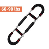 Adjustable 60-130 LBS Twister Arm Trainer for Chest Shoulder Arm & Core Workout Portable Home Gym Equipment with Customizable Resistance