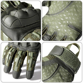 Outdoor Tactical Windproof Sports Gloves, High Sensitivity Touch Screen Pu Leather Outdoor Mountaineering Training Hunting Cycling Gloves, Men Gifts Ideas, Gift for Boyfriend Husband, Gym Accessories, Hobbies Ideas, Motorcycle Riding Gloves