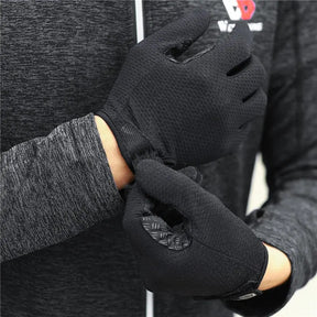 BIKING Summer Cycling Gloves Full Finger MTB Bike Gloves Touch Screen Non Slip Silicone Palm Driving Riding Gloves