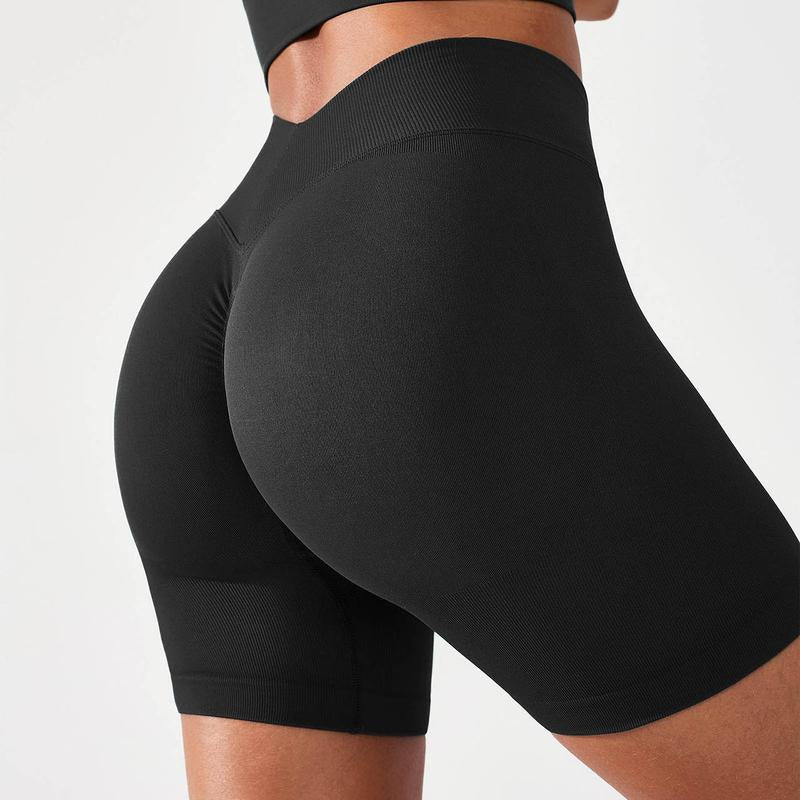 XL Seamless High Waisted Tummy Control Yoga Shorts - Comfortable Fit, Versatile Style for Yoga and Active Lifestyle