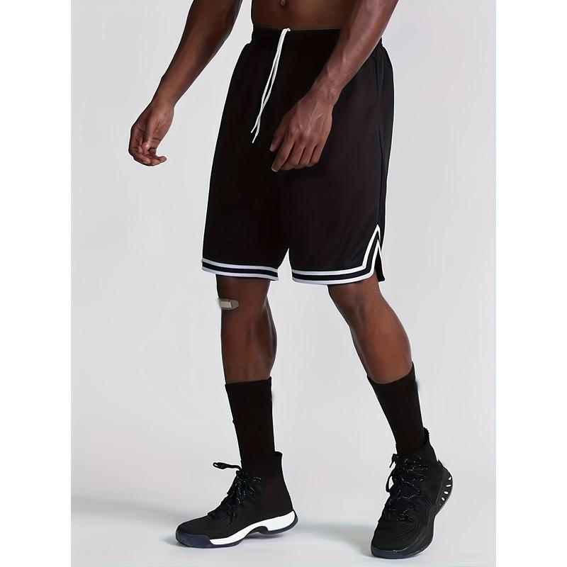 3PCS Men's Mesh Shorts, Three-Piece Set, Sports Basketball Shorts, Running, Fitness, Cycling, Hiking, Swimming, Quick-Dry, Breathable Elastic Shorts