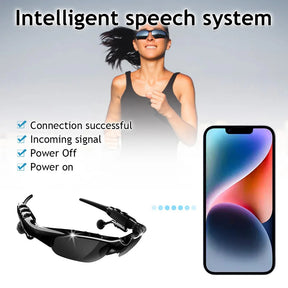 5.0 Smart Bluetooth Audio Glasses Outdoor Sports Cycling Surround Sound Headphones Listen To Music Call Polarized Sunglasses