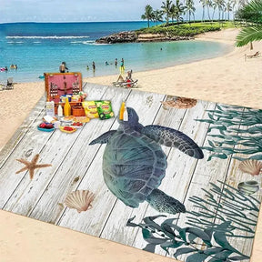 Waterproof Beach Mat Sandproof Travel Mat Portable Lightweight Folding Camping Supplies for Outdoor Camping Hiking Picnic
