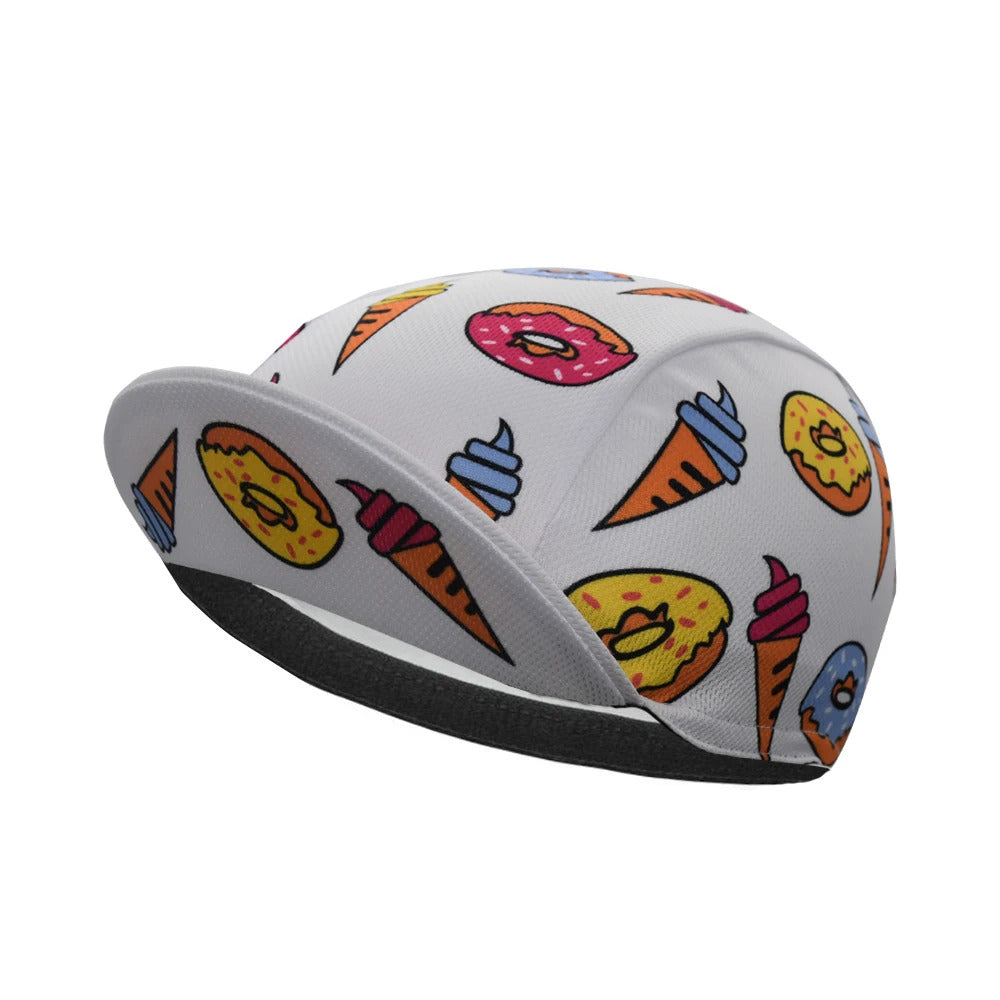 Coffee Ride and Beer Ride Cycling Hat Funny Road Bicycle Cap Donut Bike Headwear Men and Women Gorra Ciclismo