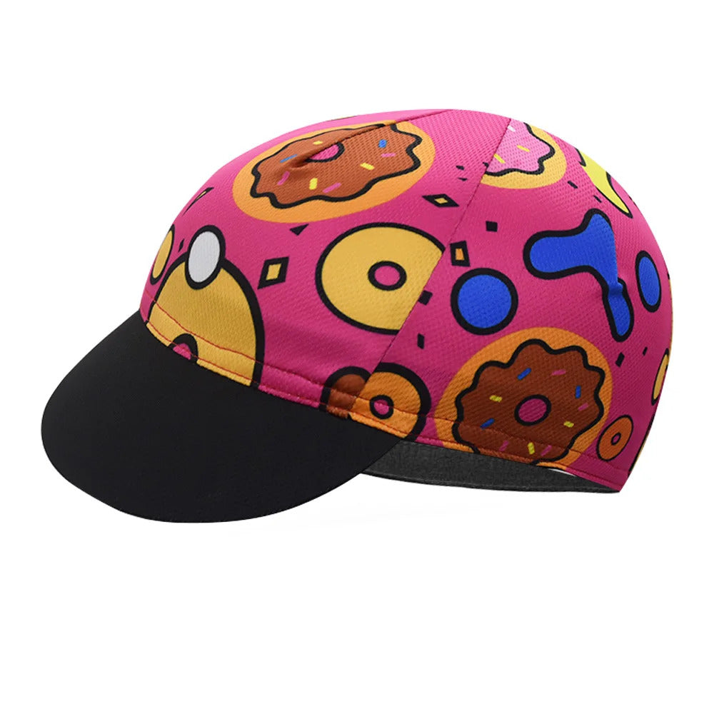 Coffee Ride and Beer Ride Cycling Hat Funny Road Bicycle Cap Donut Bike Headwear Men and Women Gorra Ciclismo