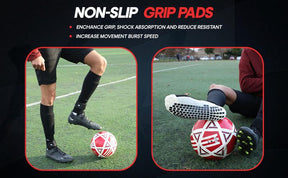 Elite Soccer Bundle - Grip Sock, Shin Guards, Pre-Cut Sock Sleeves, and Shin Guard Straps Bundle – Essential Equipment for Futbol Players