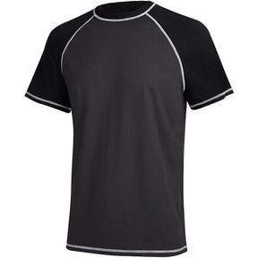 Men's UPF 50+ Rashguard Swim Tee Short Sleeve Running Shirt Swimwear Swim Hiking Workout Shirts #fathersdaygifts