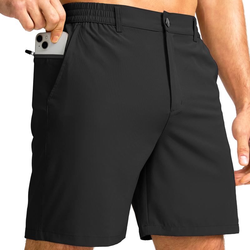 Men's Golf Shorts Stretch Quick Dry Breathable Gym Shorts Lightweight Athleticshorts Fashion Casual Workout Shorts With 3 Pockets Daily Wear