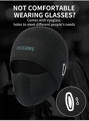 WOSAWE Sports Helmet Liner Ice Silk Hat Breathable Windproof Sports Balaclava Summer Headwear Motorcross Face Mask Cycling Cap