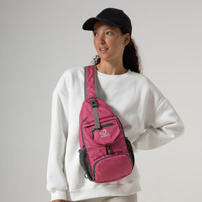 Packable Small Crossbody Sling Backpack Shoulder Chest Bag Daypack for Hiking Traveling